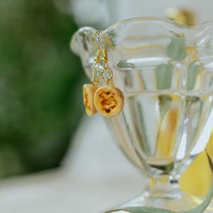 Egg Custard Tart Earrings