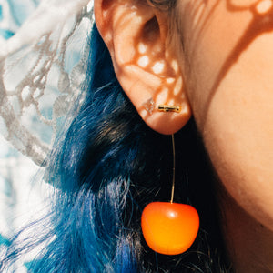 Cherry Drop Earrings